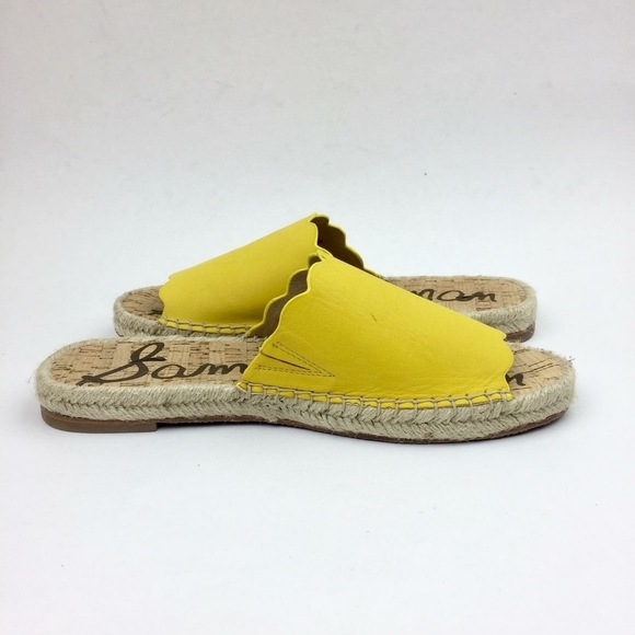 Sam Edelman Andy Scalloped Leather Espadri… - Picture 6 of 16